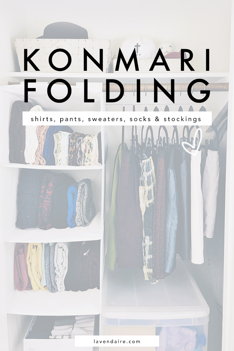 Konmari Folding | How to Fold | Marie Kondo | The Life-Changing Magic of Tidying Up